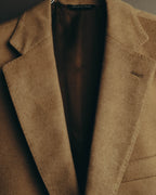 "MAURIZIO BALDASSARI" 00's Soft camel wool cashmere tailored jacket