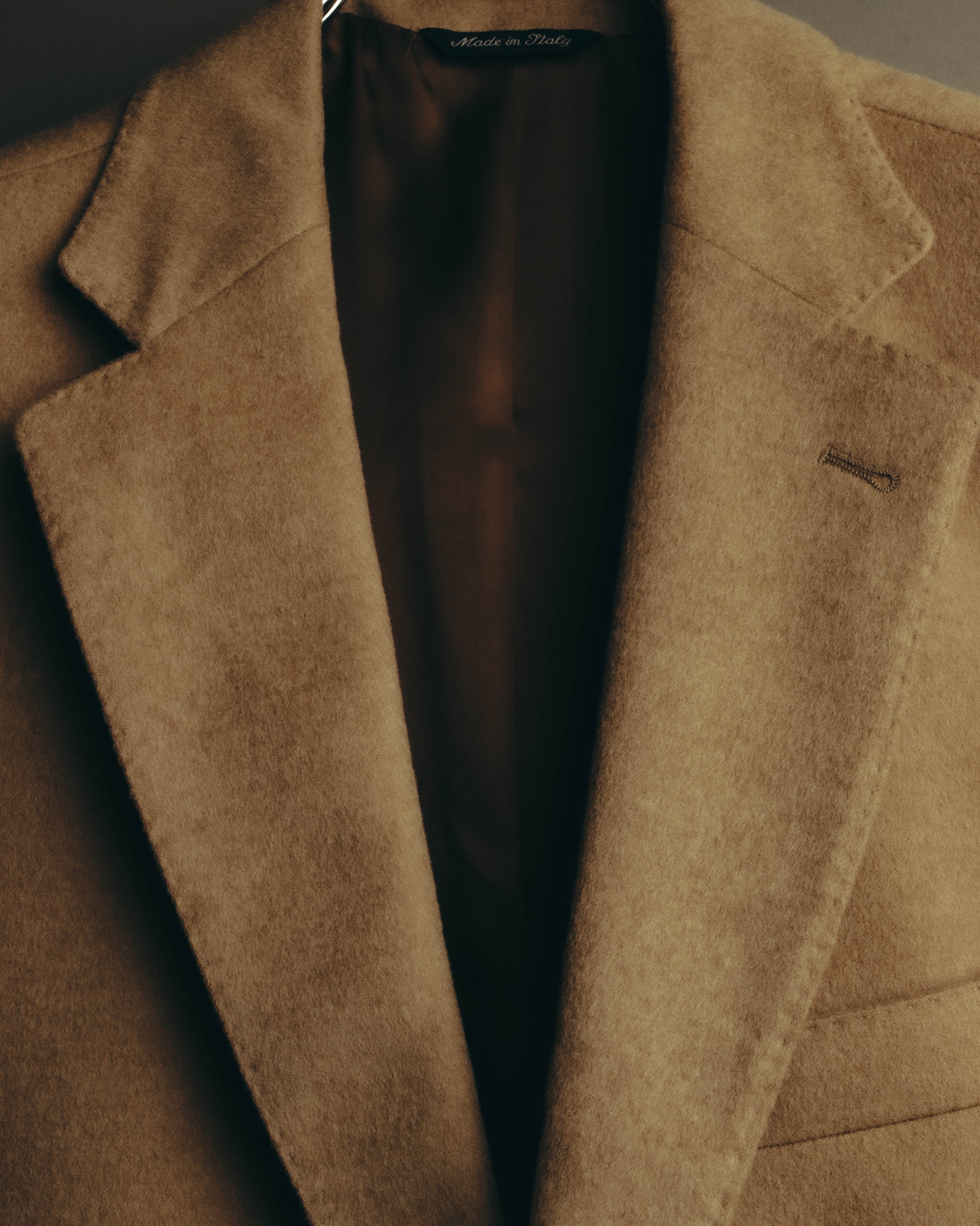 "MAURIZIO BALDASSARI" 00's Soft camel wool cashmere tailored jacket