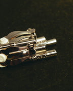 "CELINE" 80's-90's Sculptural rhinestone clip on earrings