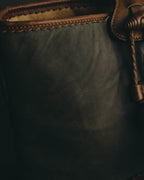 "LOEWE" 90's Decorative suede leather bucket bag