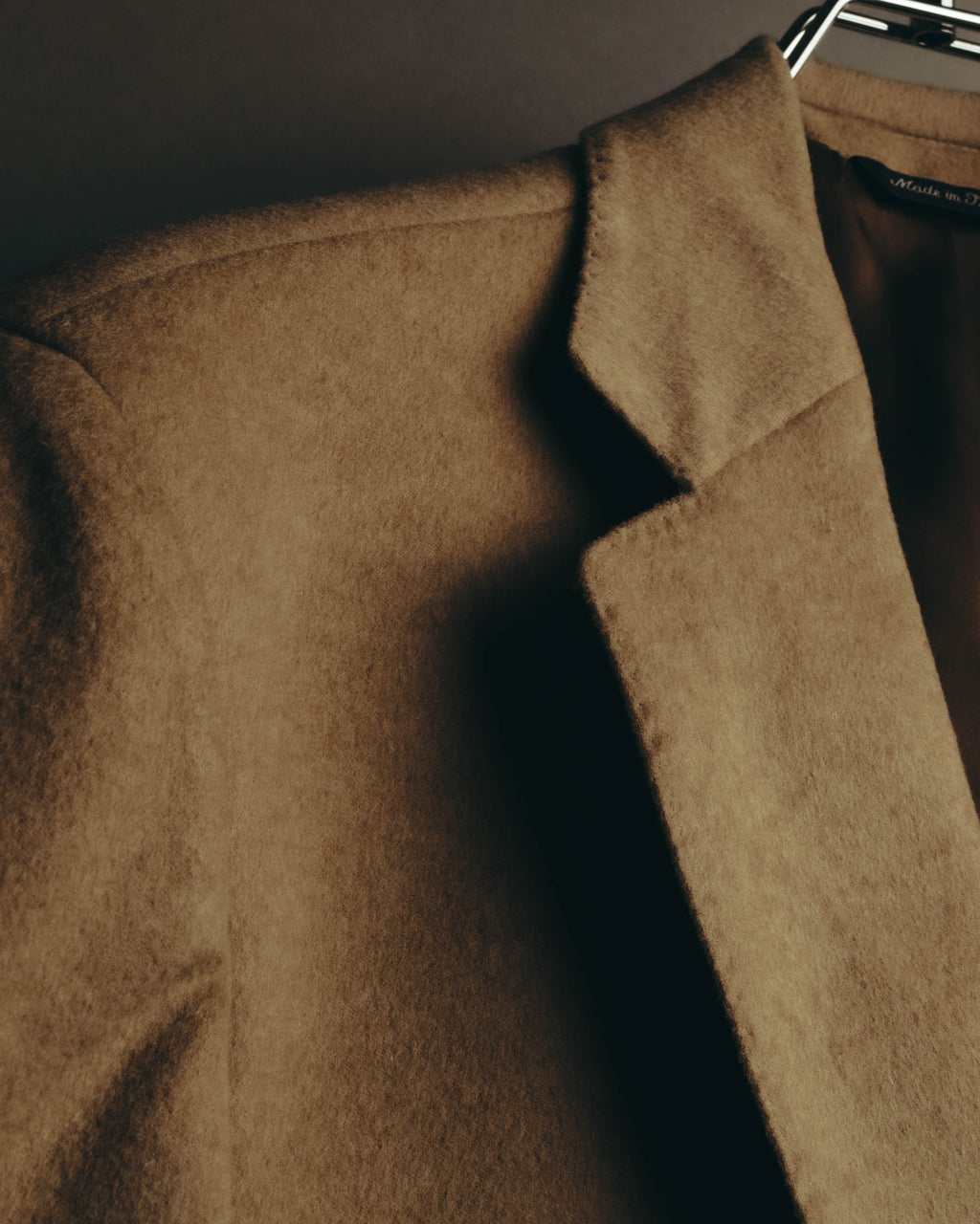 "MAURIZIO BALDASSARI" 00's Soft camel wool cashmere tailored jacket