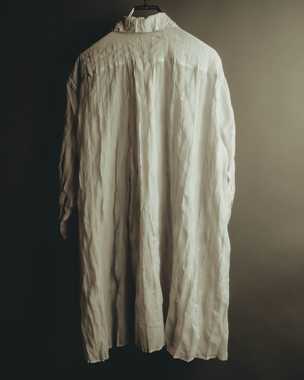 "PLEATS PLEASE ISSEY MIYAKE" 00's-10's Twist pleated long shirt dress