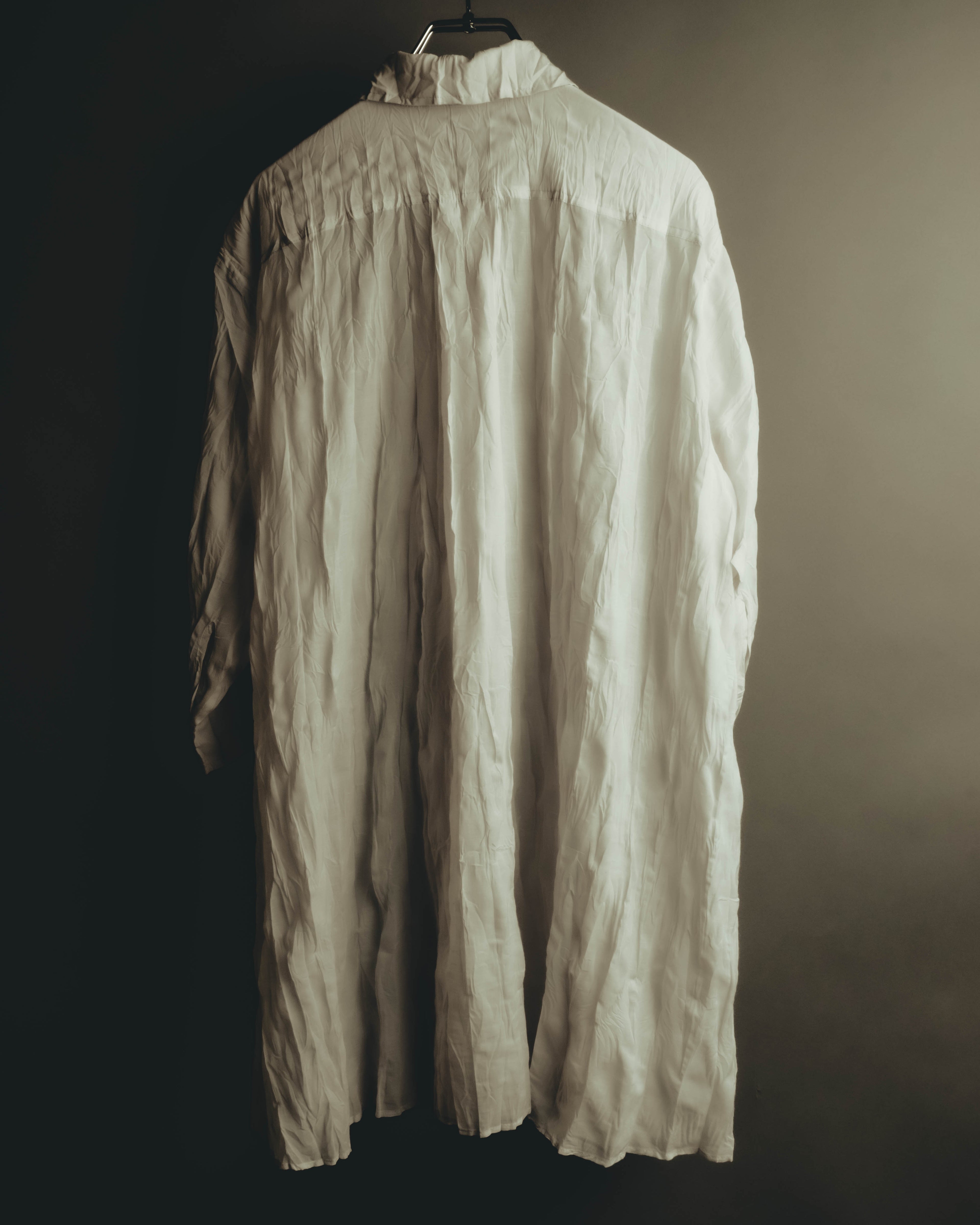 "PLEATS PLEASE ISSEY MIYAKE" 00's-10's Twist pleated long shirt dress