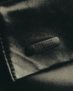 "iM MIYAKE DESIGN STUDIO" 80's-90's Glossy pebbled top handle briefcase