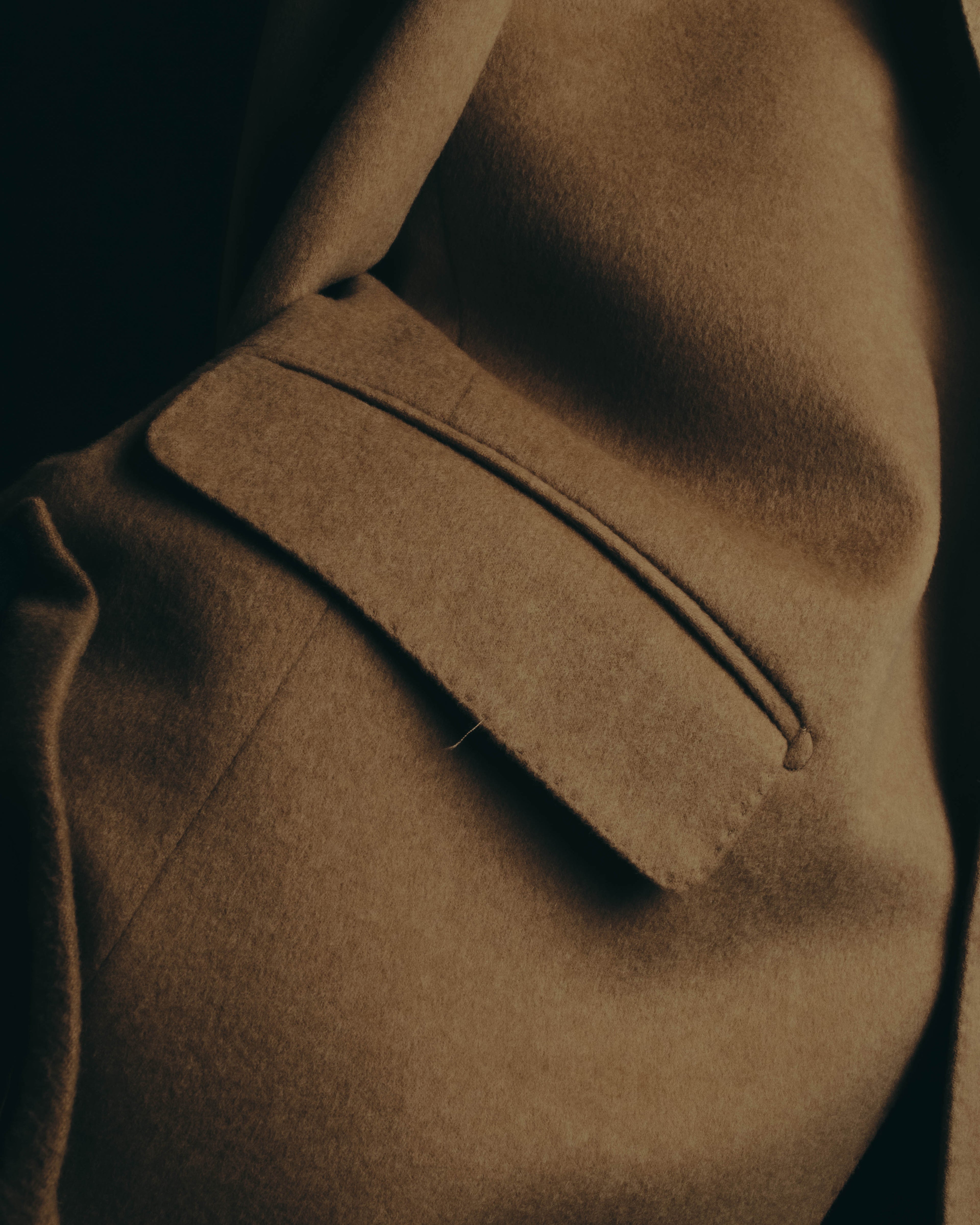 "MAURIZIO BALDASSARI" 00's Soft camel wool cashmere tailored jacket