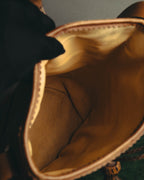 "LOEWE" 90's Decorative suede leather bucket bag