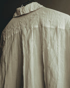 "PLEATS PLEASE ISSEY MIYAKE" 00's-10's Twist pleated long shirt dress