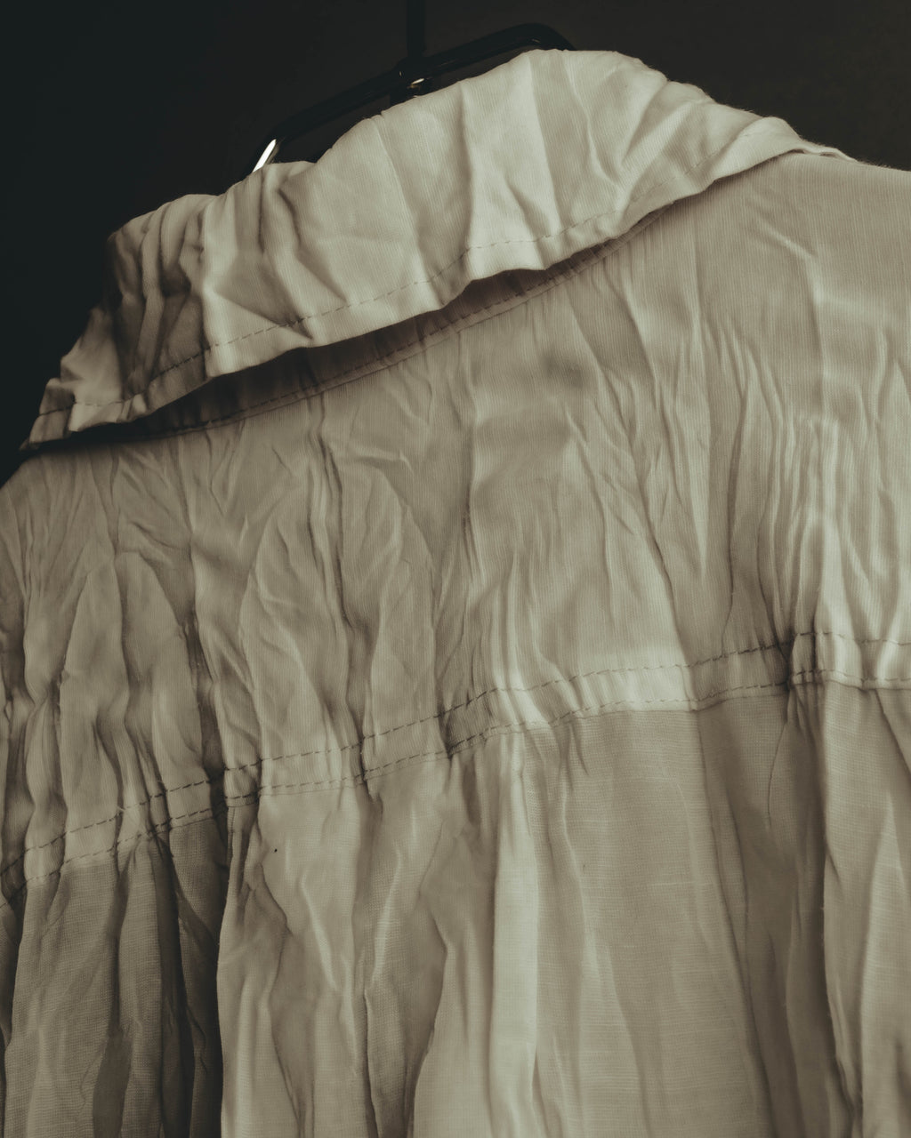 "PLEATS PLEASE ISSEY MIYAKE" 00's-10's Twist pleated long shirt dress
