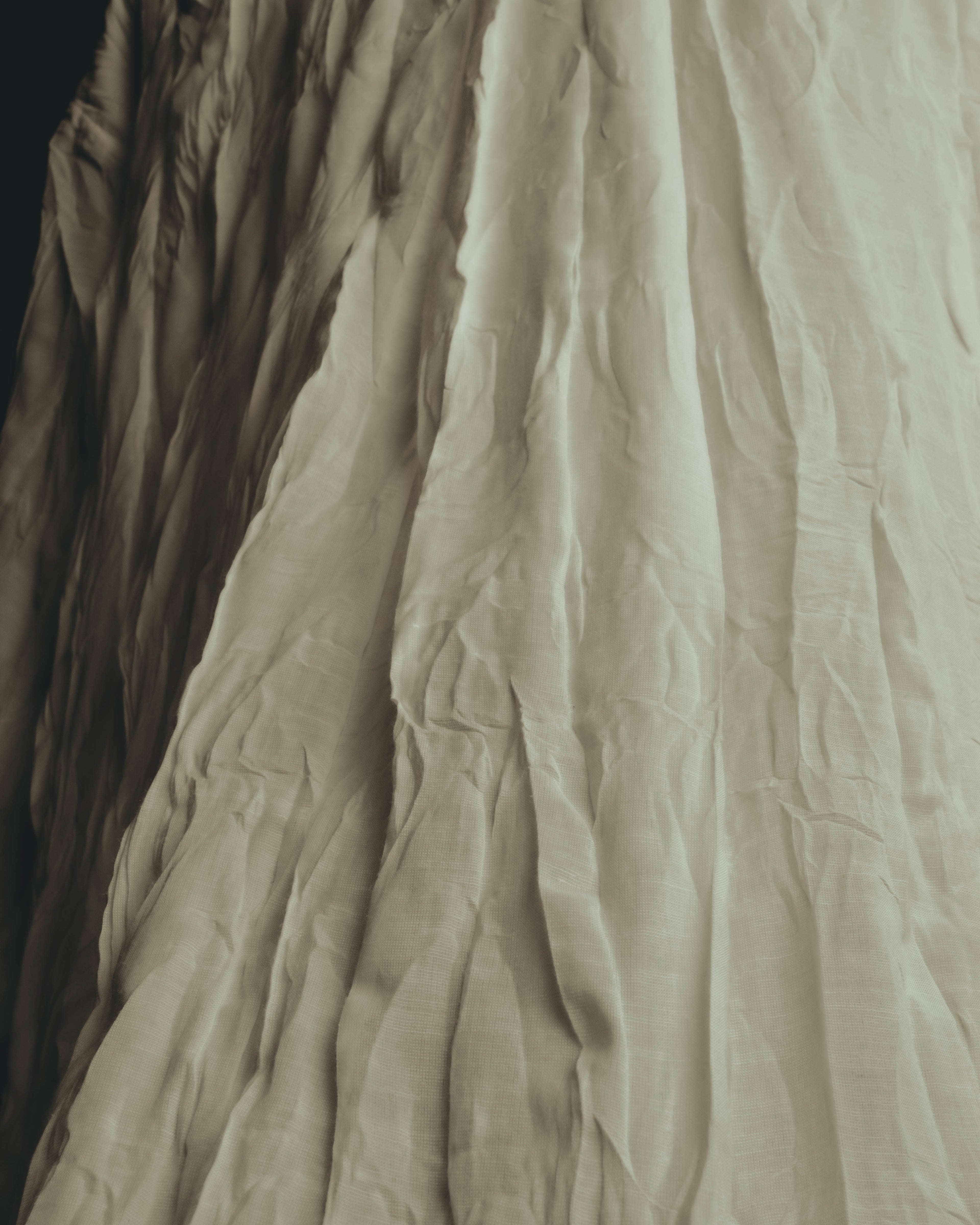 "PLEATS PLEASE ISSEY MIYAKE" 00's-10's Twist pleated long shirt dress