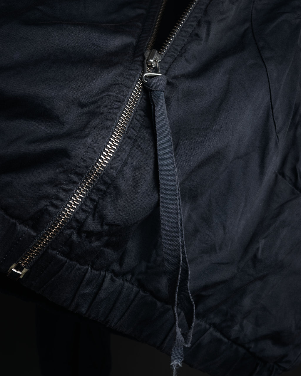 –SPECIAL– “Maison Martin Margiela” 2000’s 6 pockets garment dyed bomber jacket