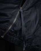 –SPECIAL– “Maison Martin Margiela” 2000’s 6 pockets garment dyed bomber jacket