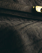 "KRISTAR CROCO" 70's-80's Exotic leather top handle handbag