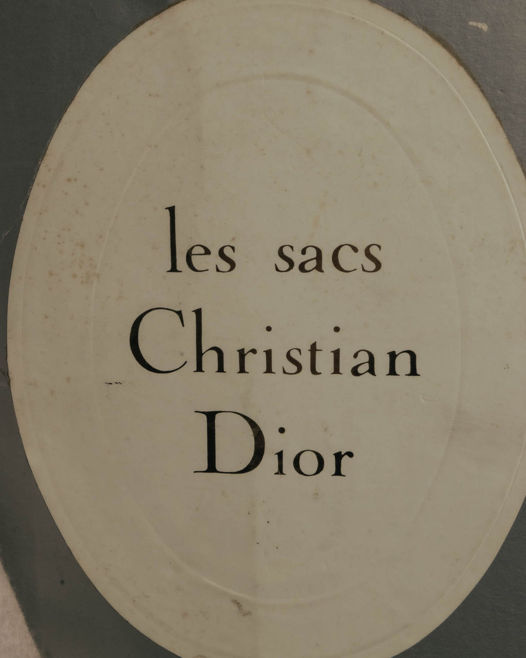 "Christian Dior" 70's-80's Glossy black flap shoulder bag
