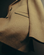 "MAURIZIO BALDASSARI" 00's Soft camel wool cashmere tailored jacket