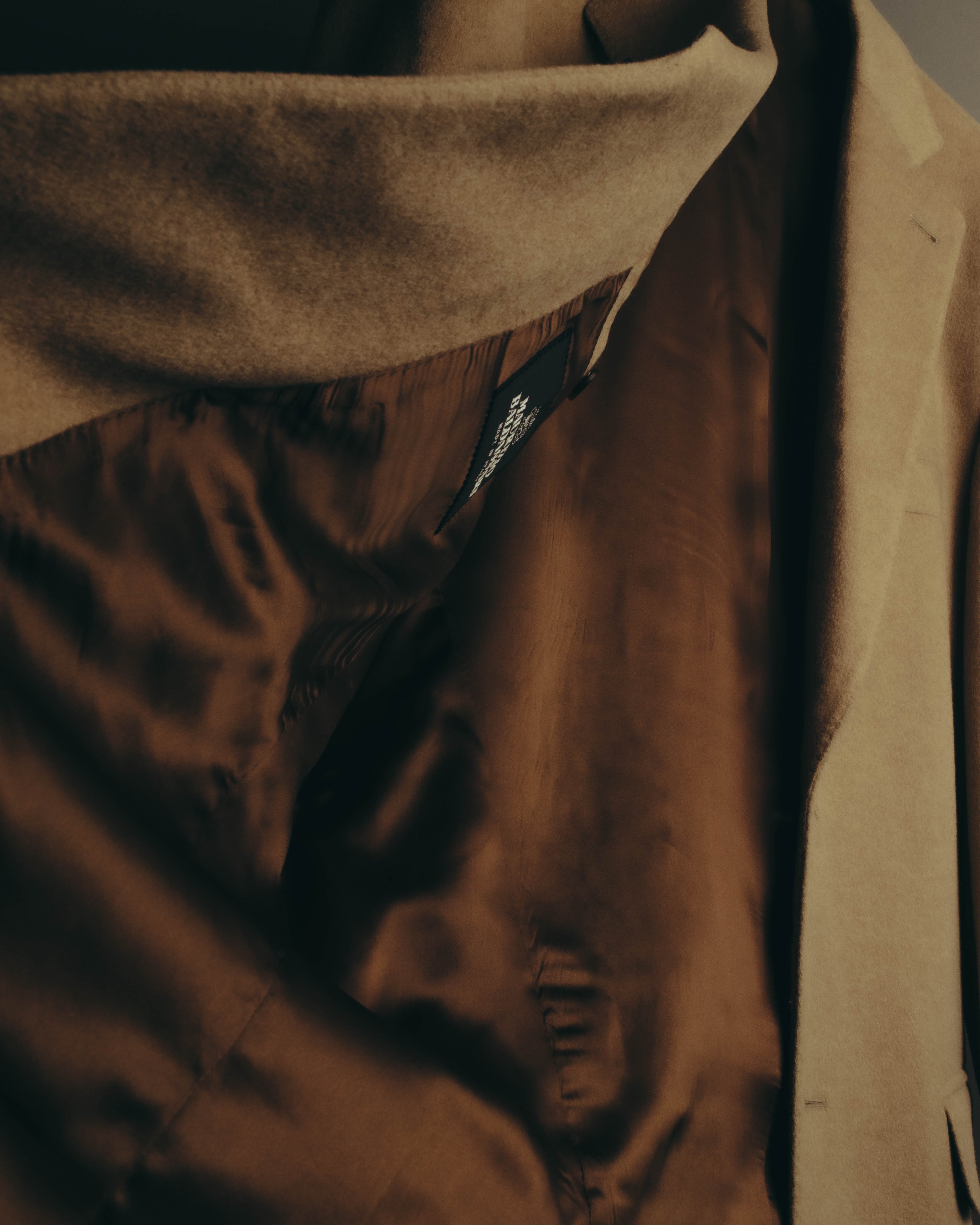 "MAURIZIO BALDASSARI" 00's Soft camel wool cashmere tailored jacket