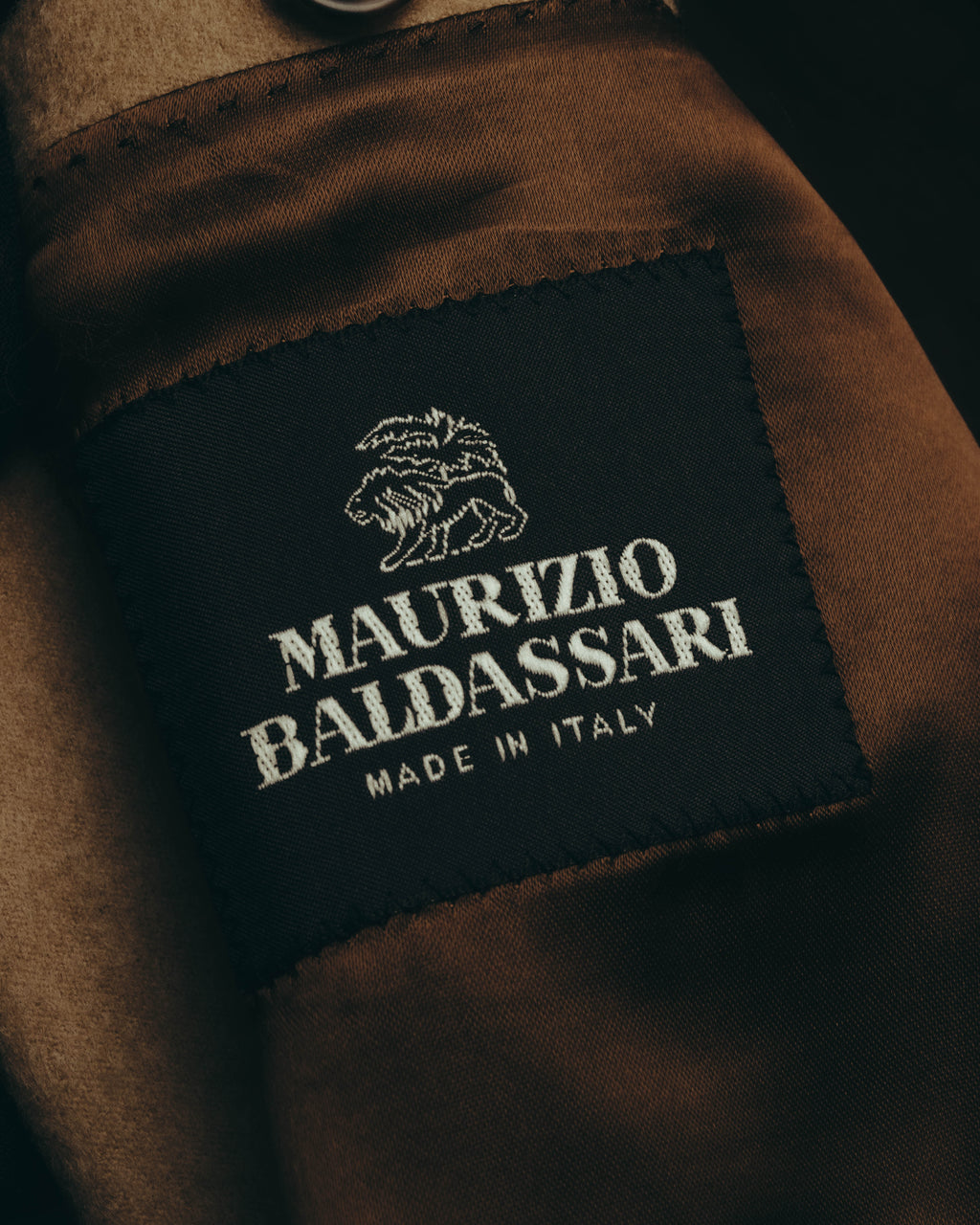 "MAURIZIO BALDASSARI" 00's Soft camel wool cashmere tailored jacket