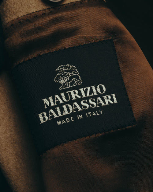 "MAURIZIO BALDASSARI" 00's Soft camel wool cashmere tailored jacket