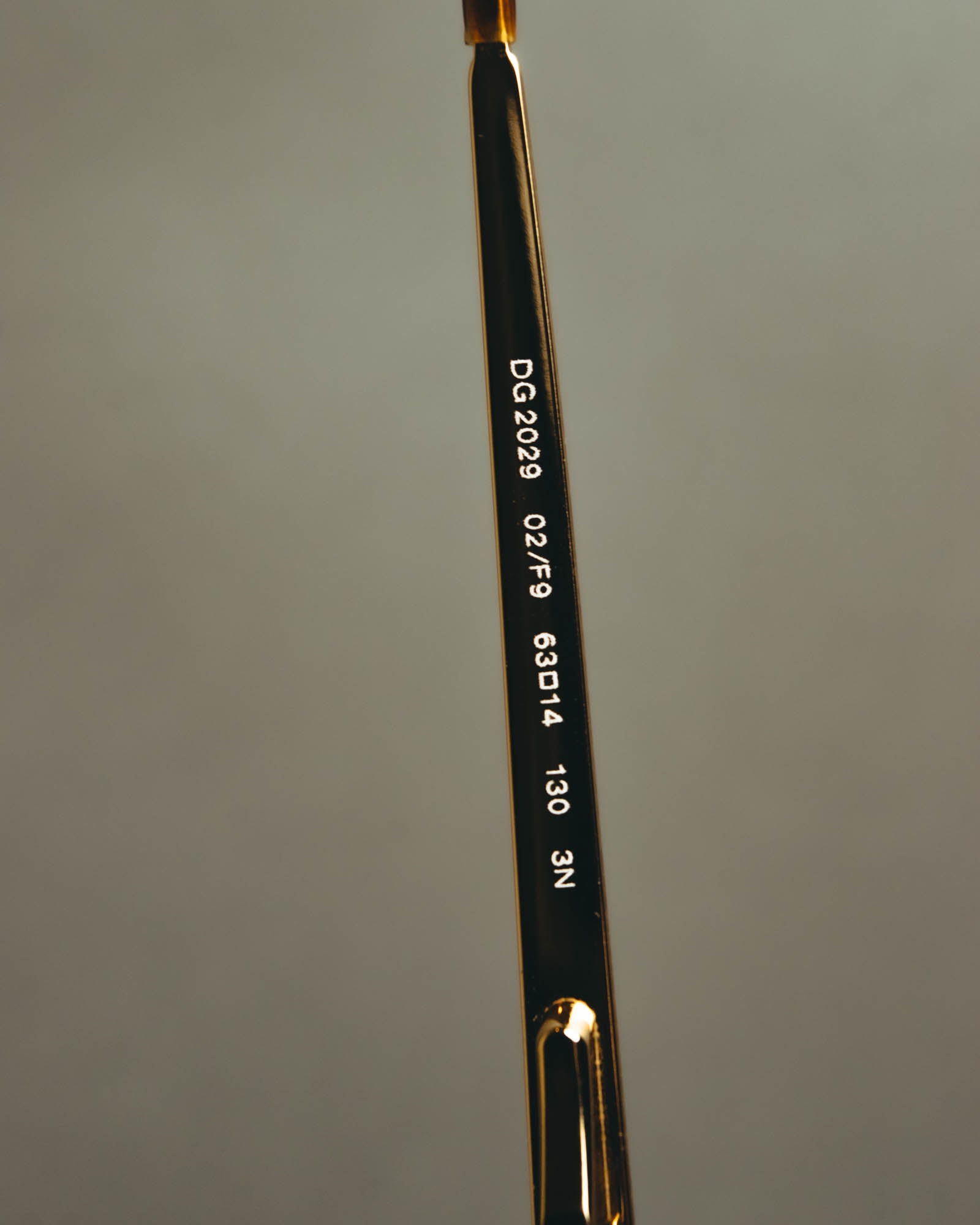“Dolce&Gabbana” 00’s-10’s Gold metal aviator sunglasses