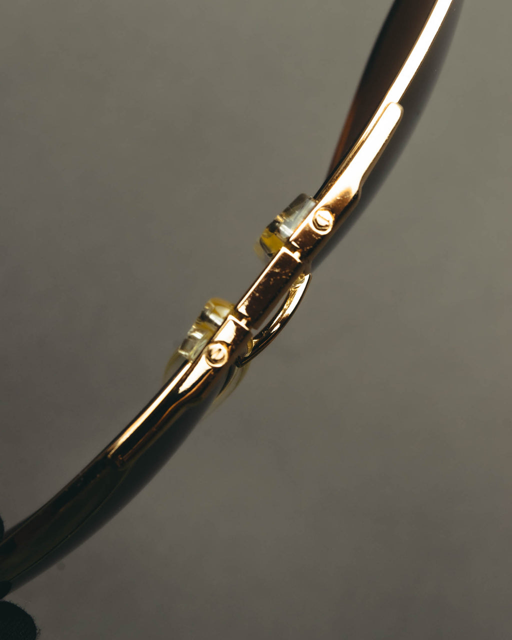 “Dolce&Gabbana” 00’s-10’s Gold metal aviator sunglasses