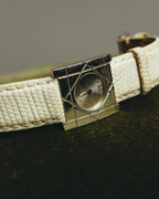 "Christian Dior" 90's-00's Elegant square dress watch