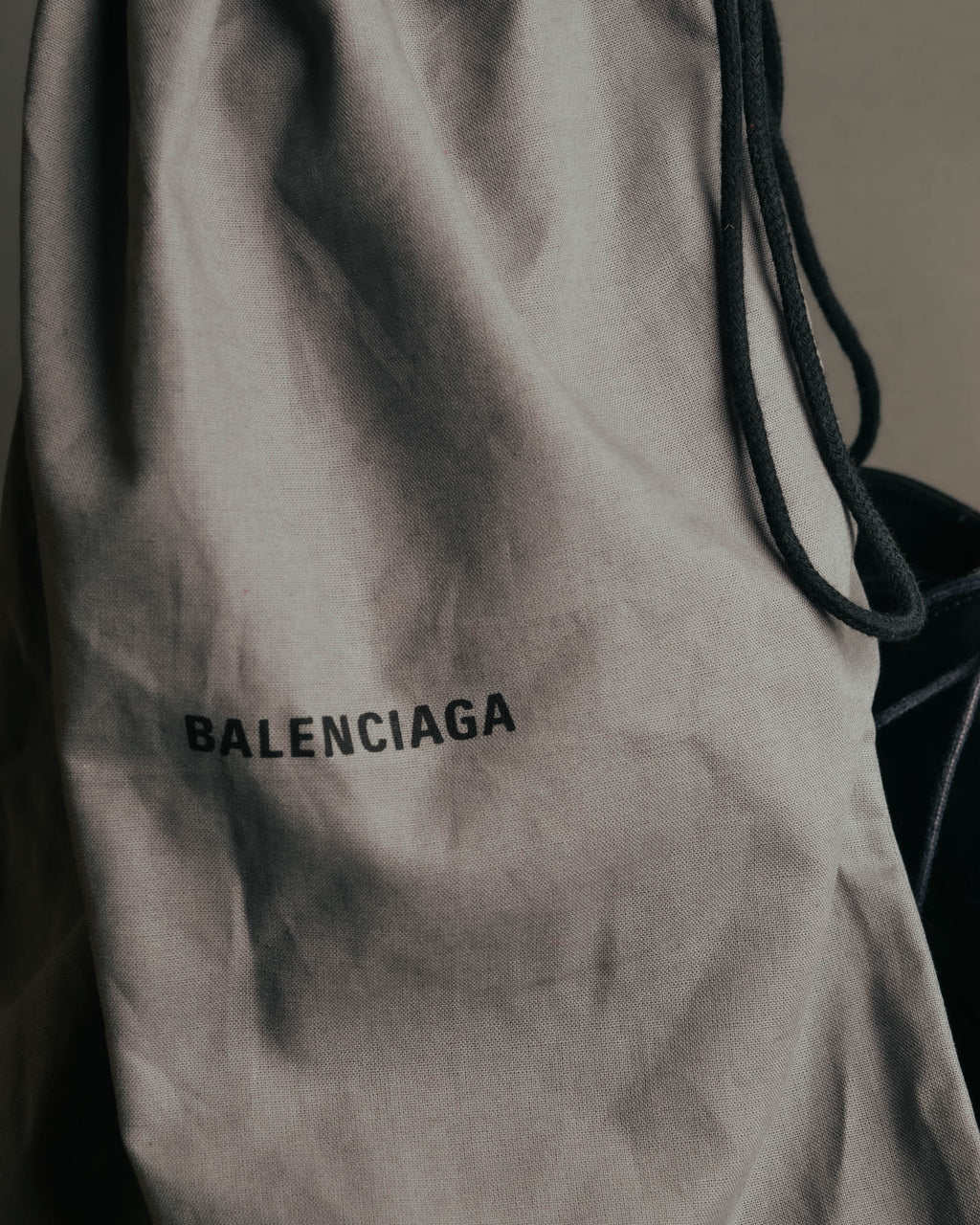 "BALENCIAGA" Sleek square toe leather derby shoes