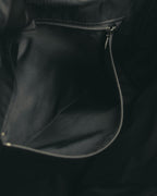 "iM MIYAKE DESIGN STUDIO" 80's-90's Glossy pebbled top handle briefcase