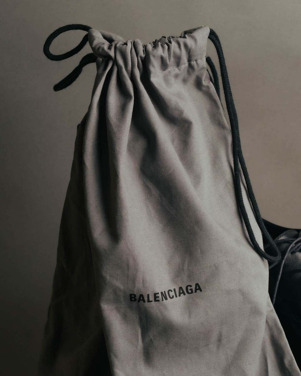 "BALENCIAGA" Sleek square toe leather derby shoes