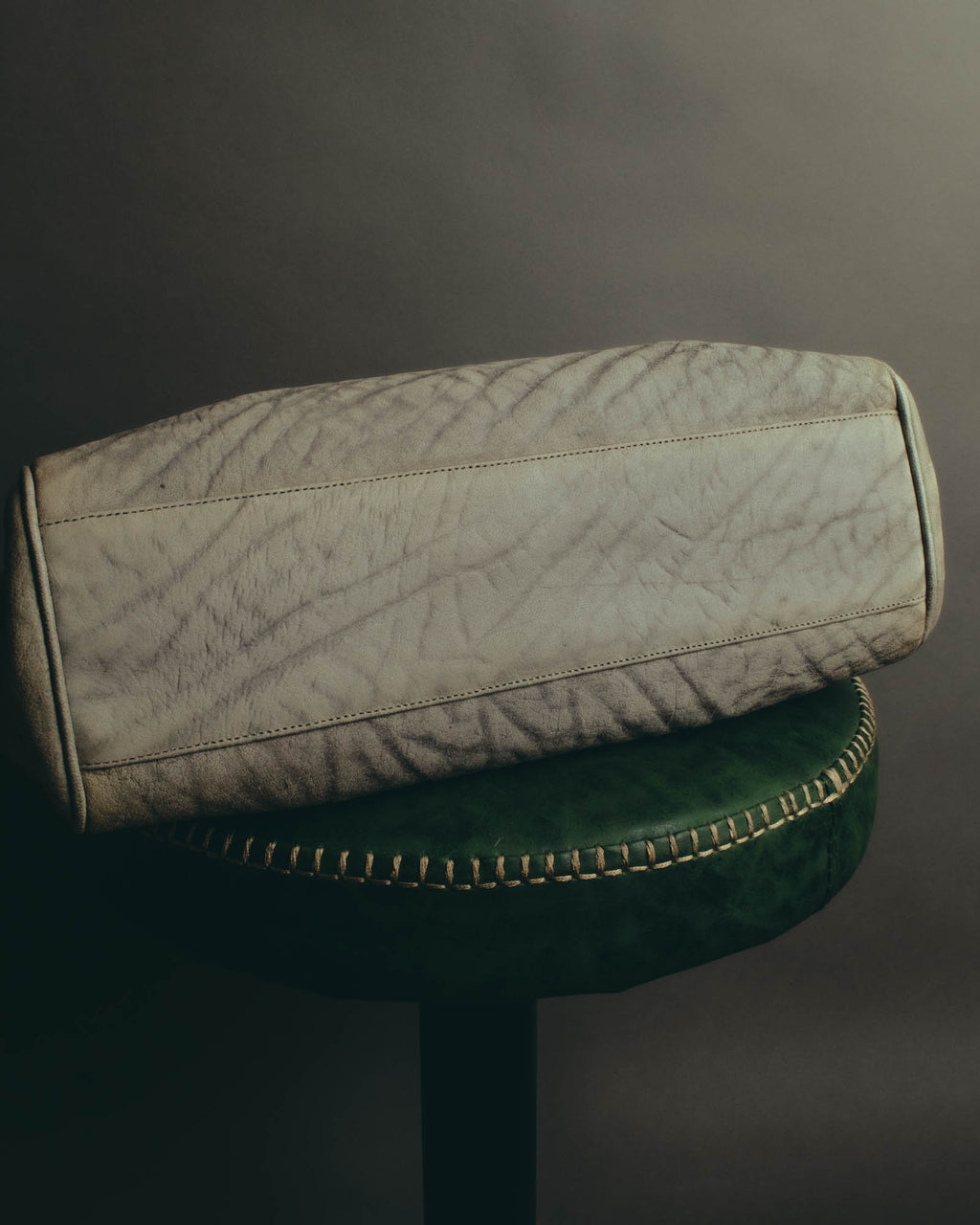 "KRISTAR CROCO" 70's-80's Exotic leather top handle handbag