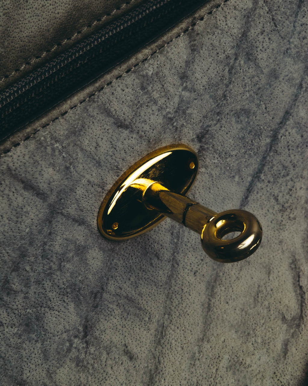 "KRISTAR CROCO" 70's-80's Exotic leather top handle handbag