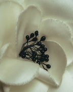 “CHANEL” 90’s-00’s White camellia fabric brooch
