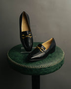 "GUCCI" 90's-00's Classic leather horsebit loafer pumps