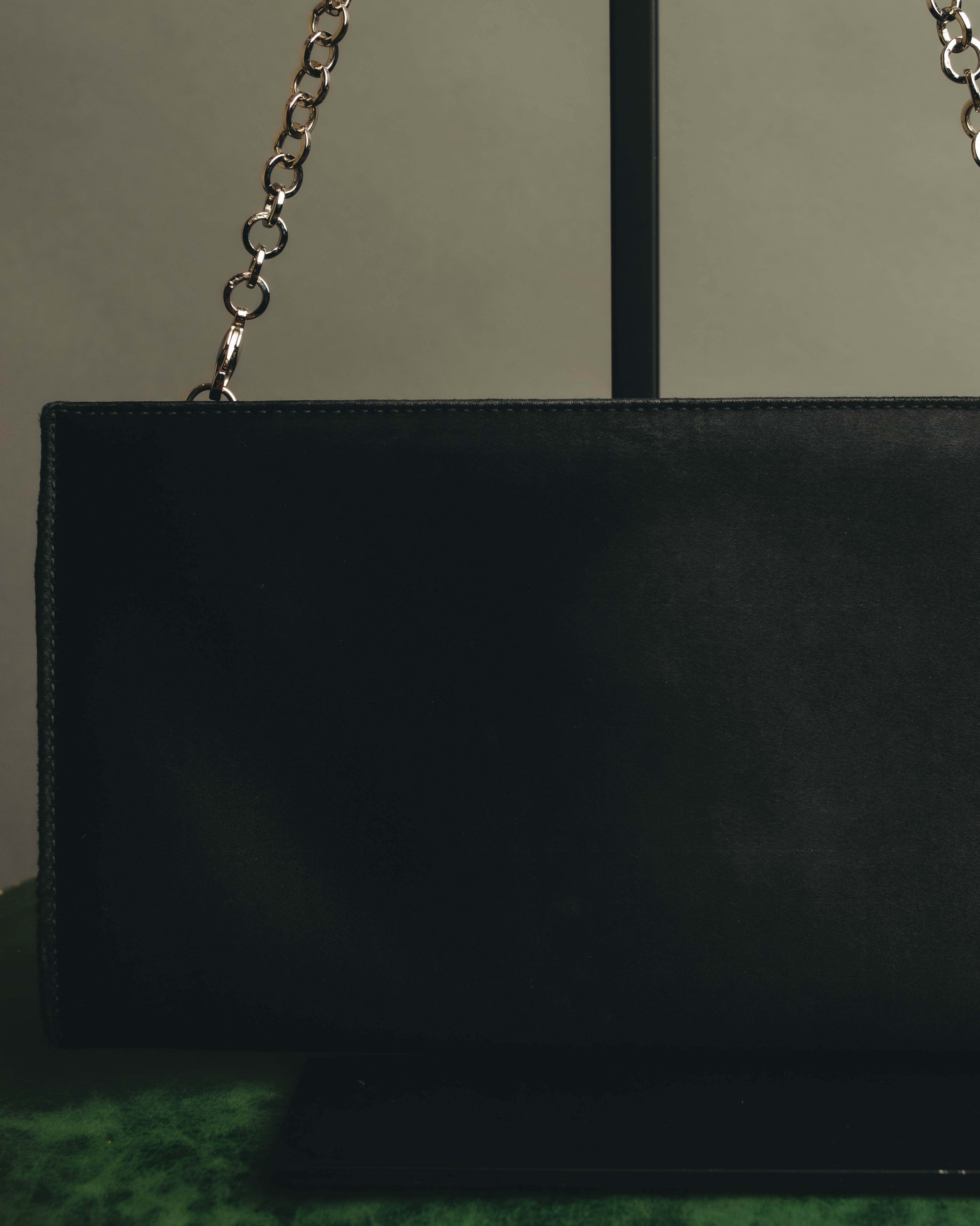"Salvatore Ferragamo" 90's-00's Elegant gancini chain shoulder handbag