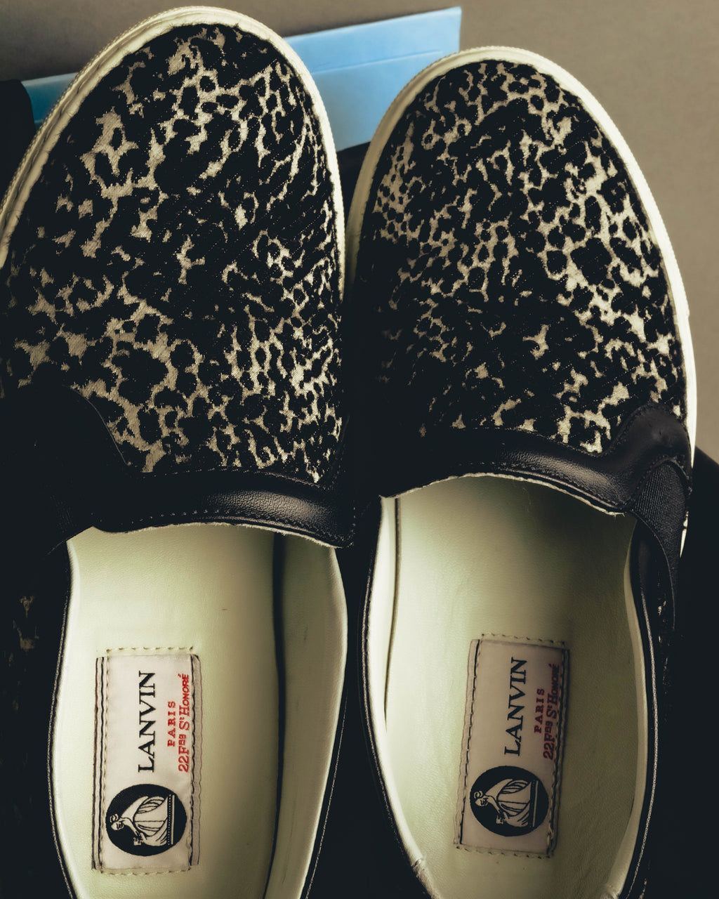"LANVIN" 2010's Jacquard slip-on sneakers