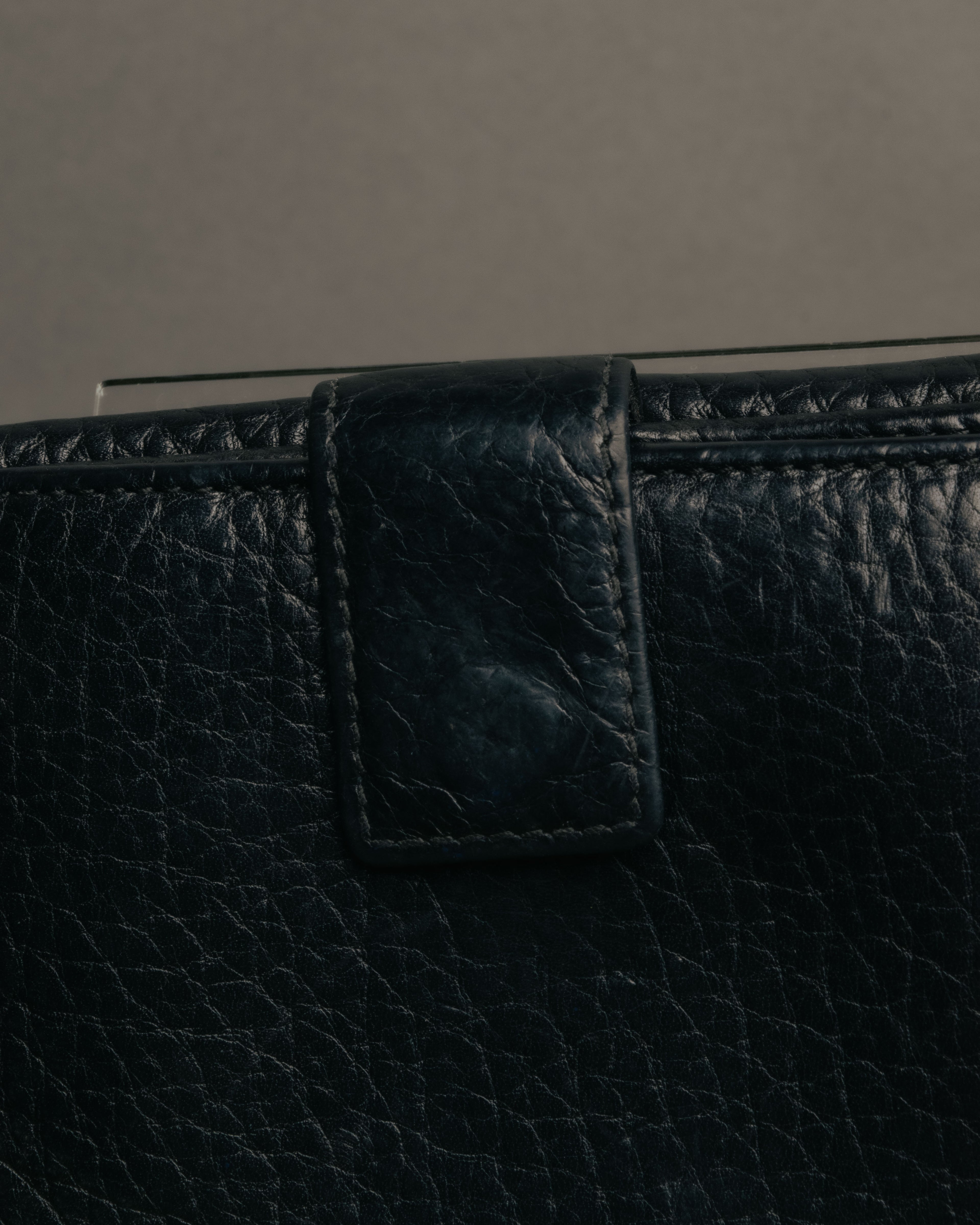 “DOLCE&GABBANA” 00’s-10’s rose DG leather wallet