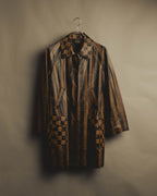 "FENDI" 90's Graphic patterned long coat