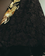 "VALENTINO" 2010's Romantic floral lace skirt