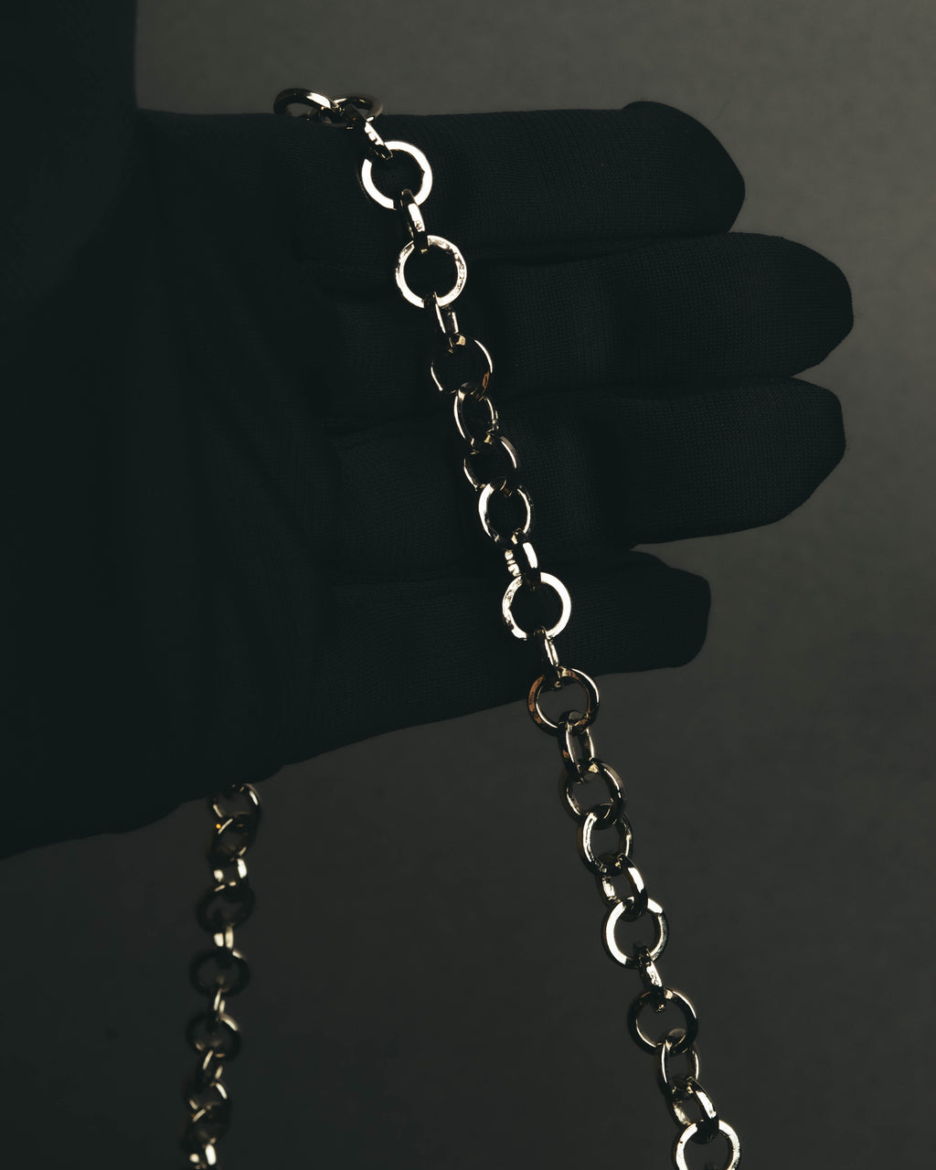 "Salvatore Ferragamo" 90's-00's Elegant gancini chain shoulder handbag