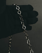 "Salvatore Ferragamo" 90's-00's Elegant gancini chain shoulder handbag