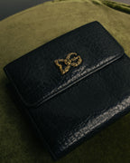 “DOLCE&GABBANA” 00’s-10’s rose DG leather wallet