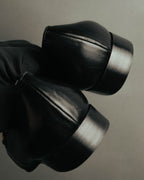 "GUCCI" 90's-00's Classic leather horsebit loafer pumps