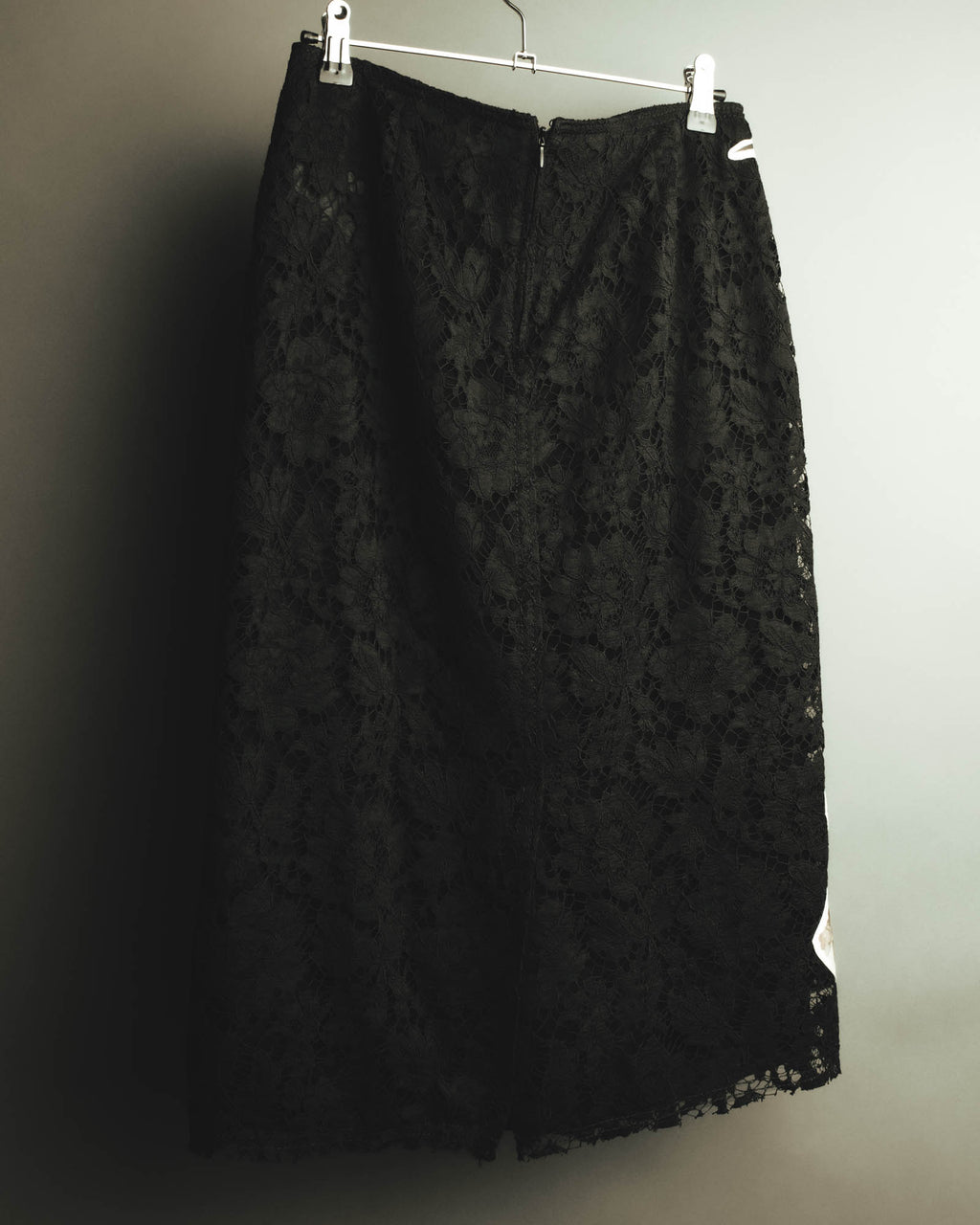 "VALENTINO" 2010's Romantic floral lace skirt