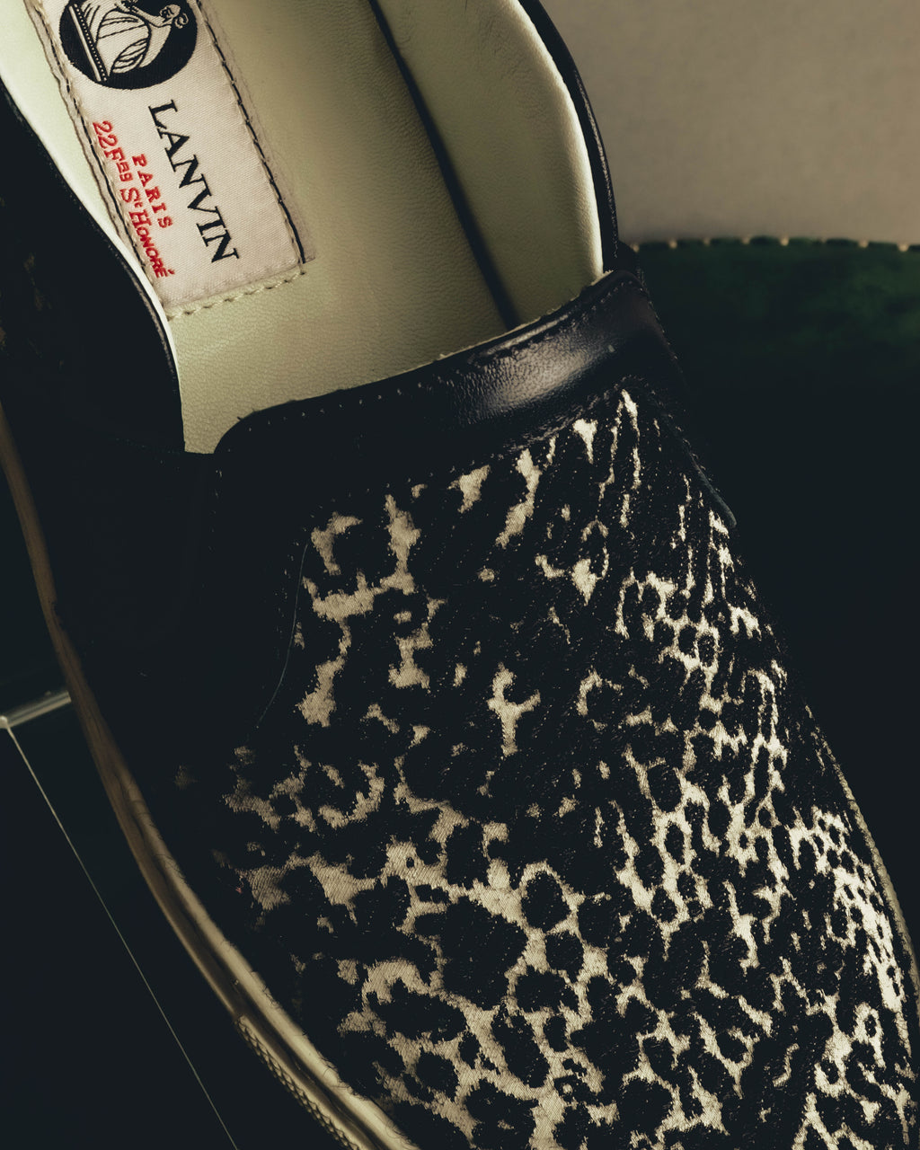 "LANVIN" 2010's Jacquard slip-on sneakers