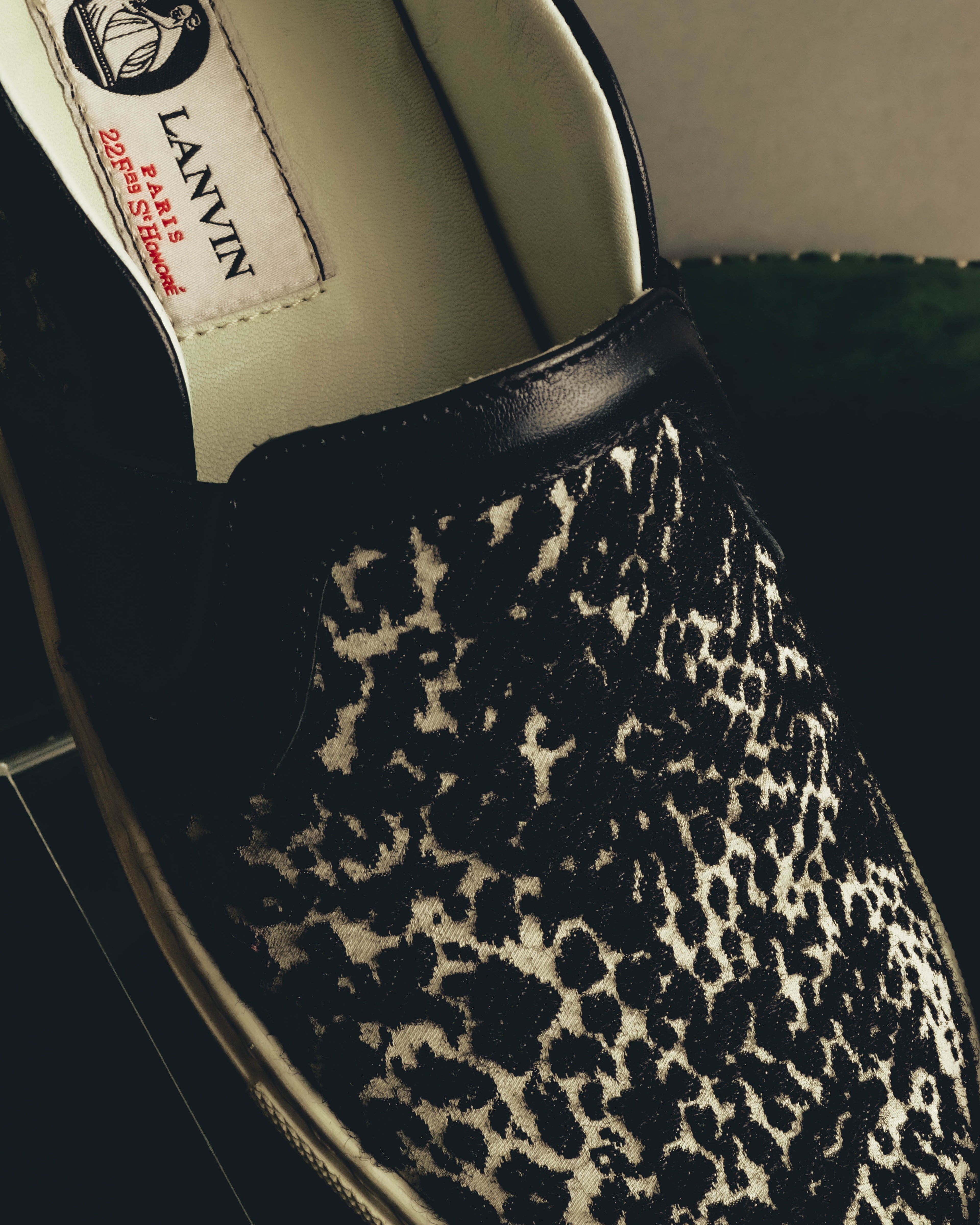 "LANVIN" 2010's Jacquard slip-on sneakers