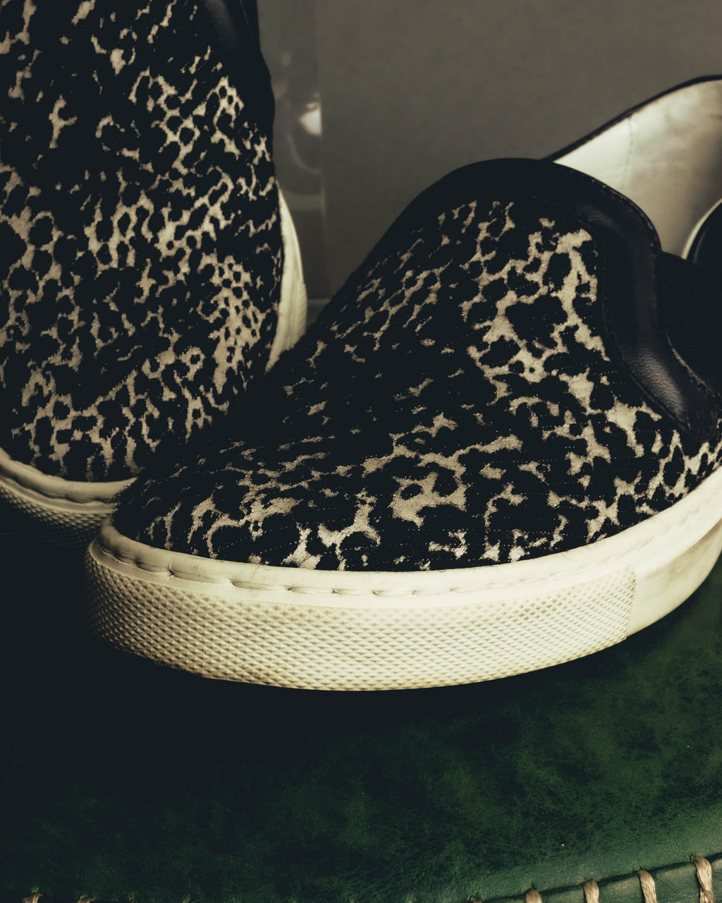 "LANVIN" 2010's Jacquard slip-on sneakers