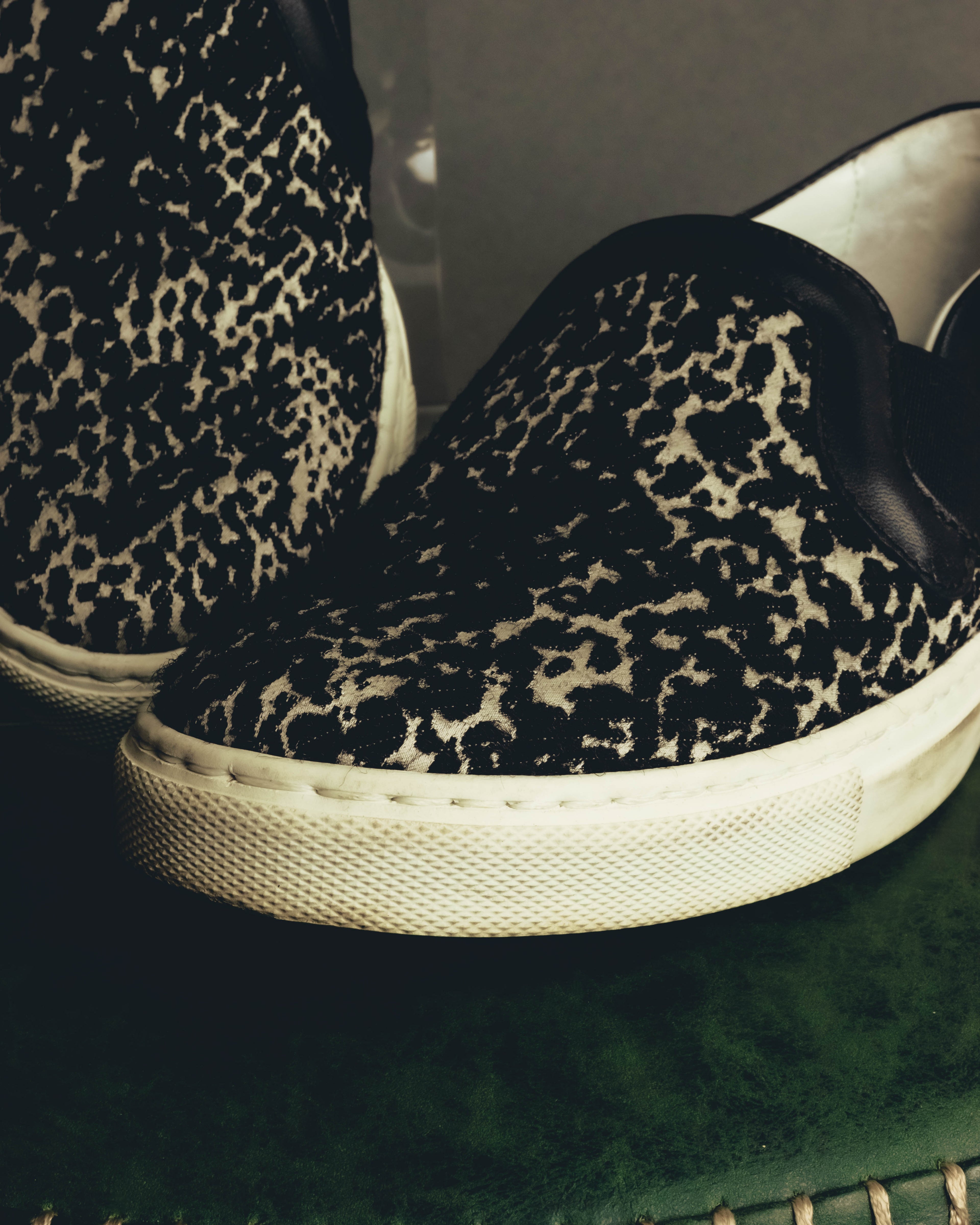 "LANVIN" 2010's Jacquard slip-on sneakers