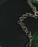 "Salvatore Ferragamo" 90's-00's Elegant gancini chain shoulder handbag