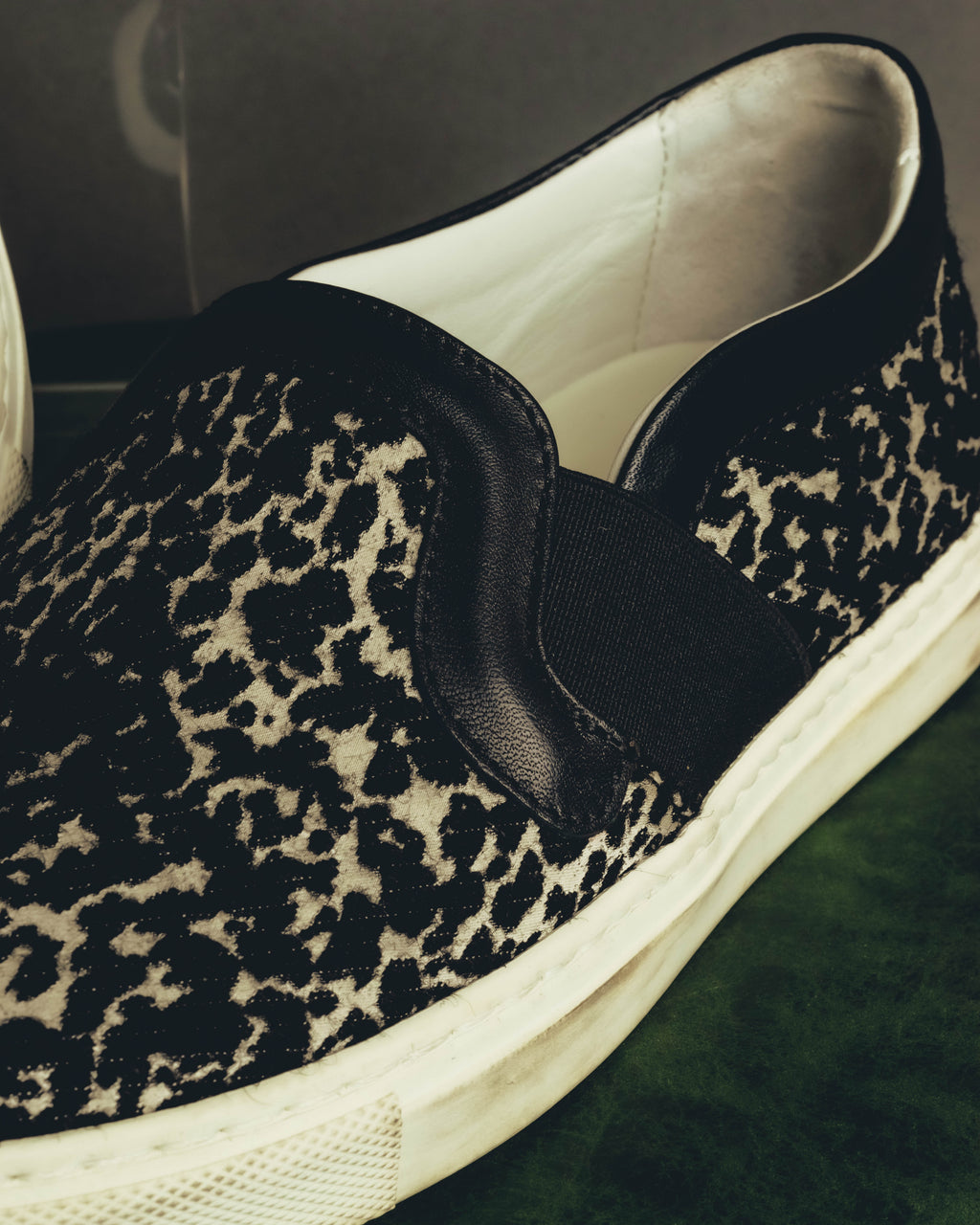 "LANVIN" 2010's Jacquard slip-on sneakers