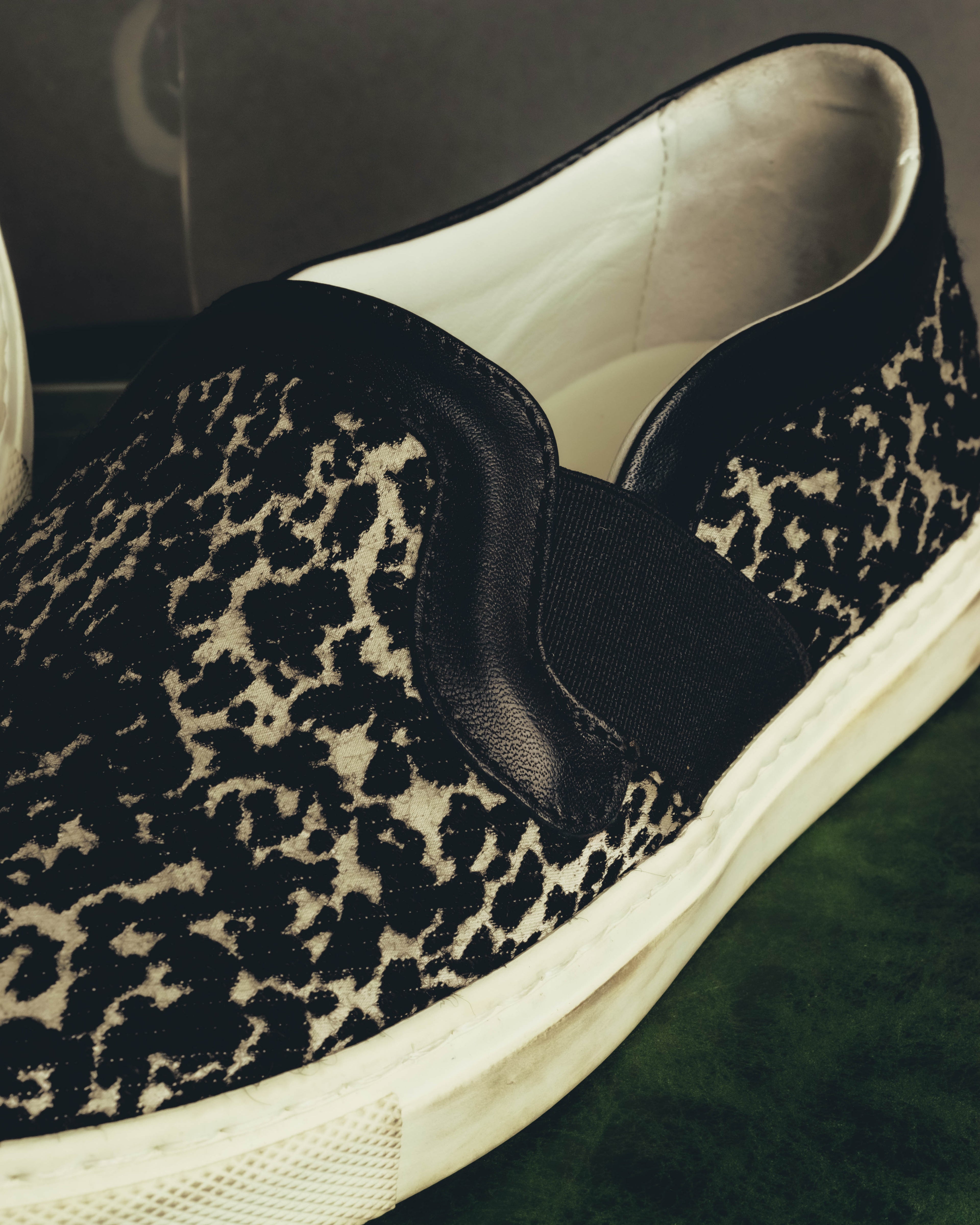 "LANVIN" 2010's Jacquard slip-on sneakers