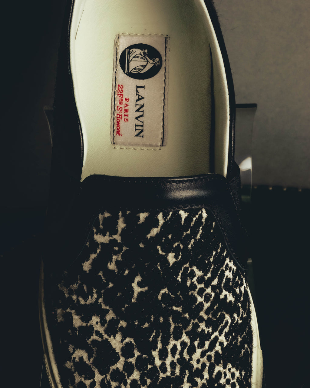 "LANVIN" 2010's Jacquard slip-on sneakers