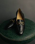 "GUCCI" 90's-00's Classic leather horsebit loafer pumps